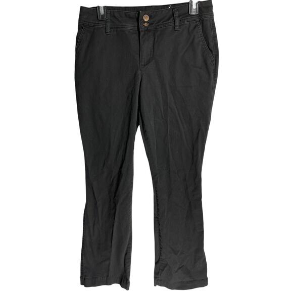 Maurices Bootcut Jeans Women Size 4 Gray Mid Rise Cotton Blend Preppy Casual - Picture 1 of 6